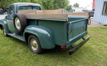 Ford-F250-1956-Green-Tan-25