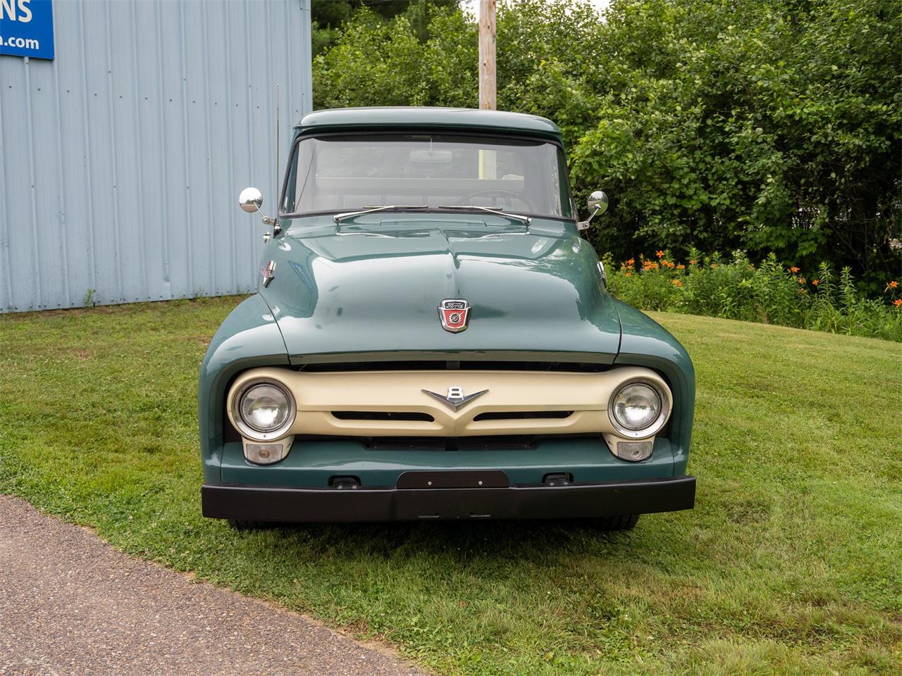 Ford-F250-1956-Green-Tan-5
