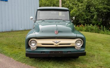 Ford-F250-1956-Green-Tan-6