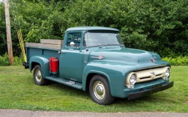 Ford-F250-1956-Green-Tan-7