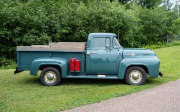 Ford-F250-1956-Green-Tan-9
