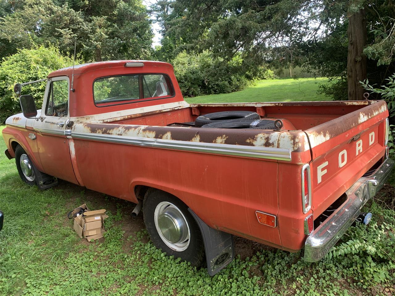 Ford-F250-1966-Red-Red-10