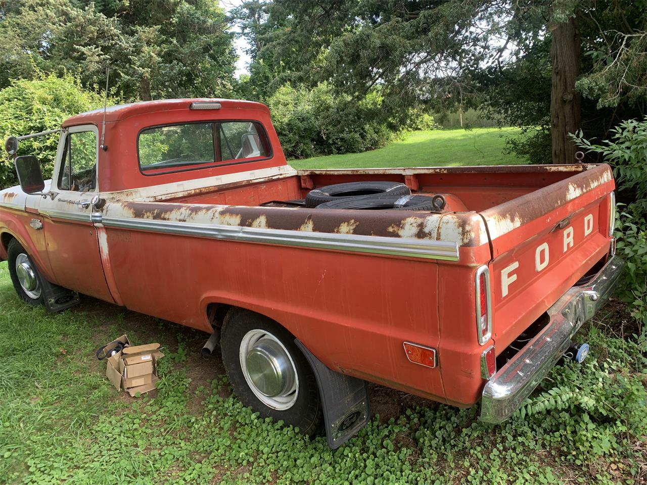 Ford-F250-1966-Red-Red-11