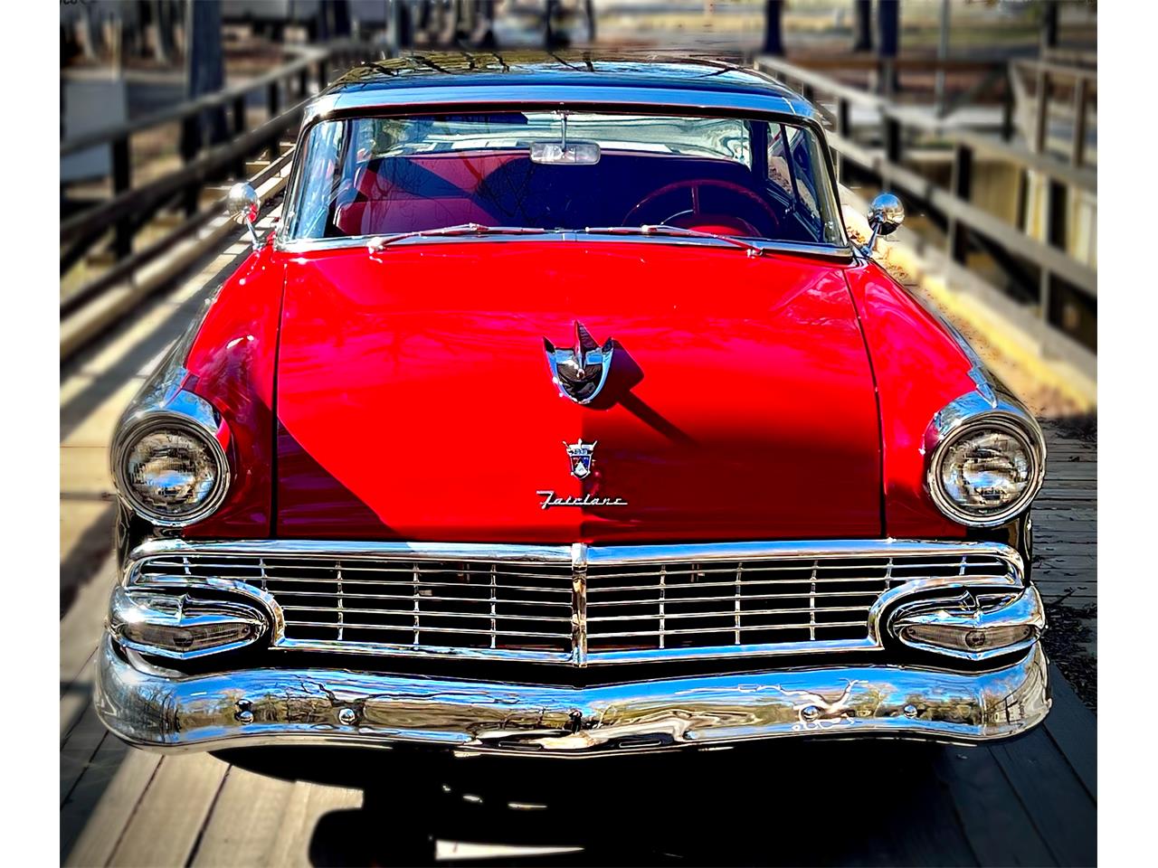 Ford-Fairlane-victoria-1956-Red-and-Black-Red-and-Black-10