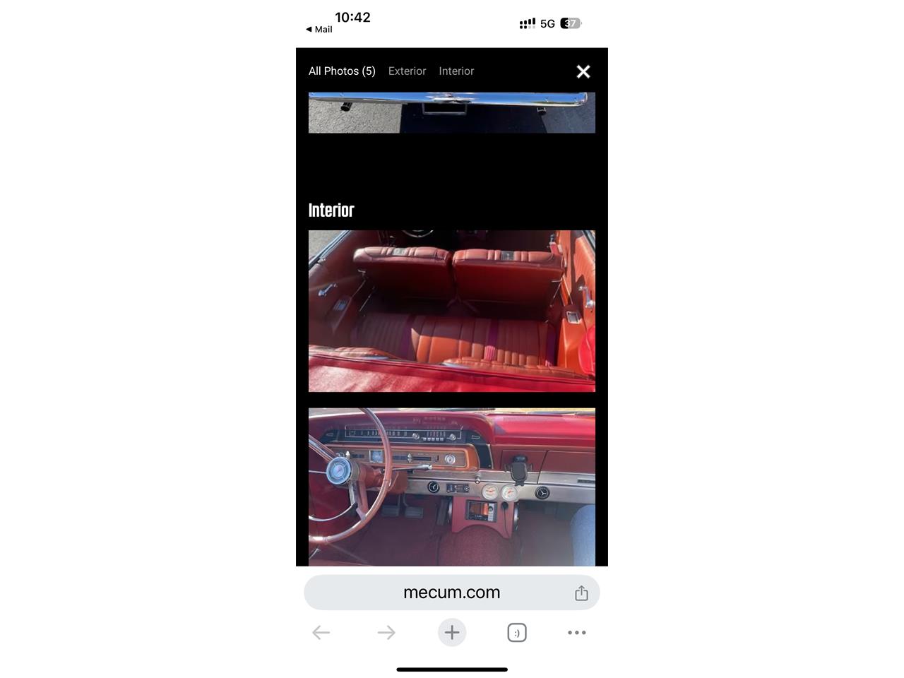 Ford-Galaxie-500-1966-Burgundy-Burgundy-1