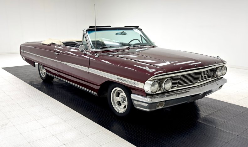 Ford-Galaxie-500xl-1964-Vintage-Burgundy-Black-5