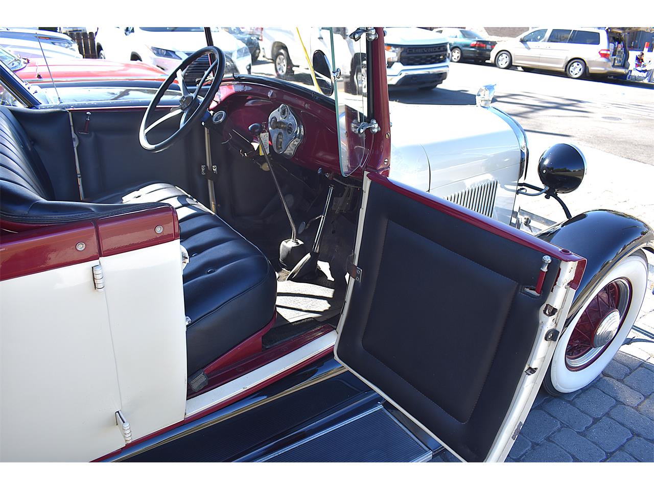 Ford-Model-a-1928-Two-Toned-Black-amp-Red-15