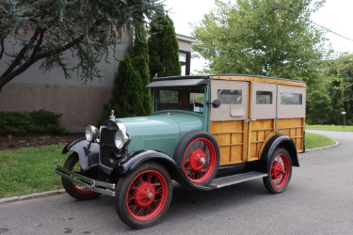 Ford-Model-a-1929-Green-Tan-1