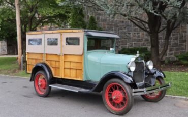 Ford-Model-a-1929-Green-Tan