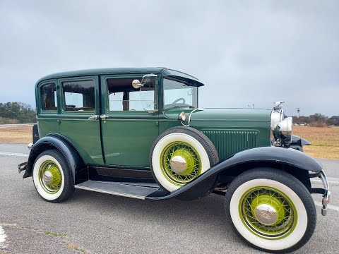 Ford-Model-a-1930-Green-Beige