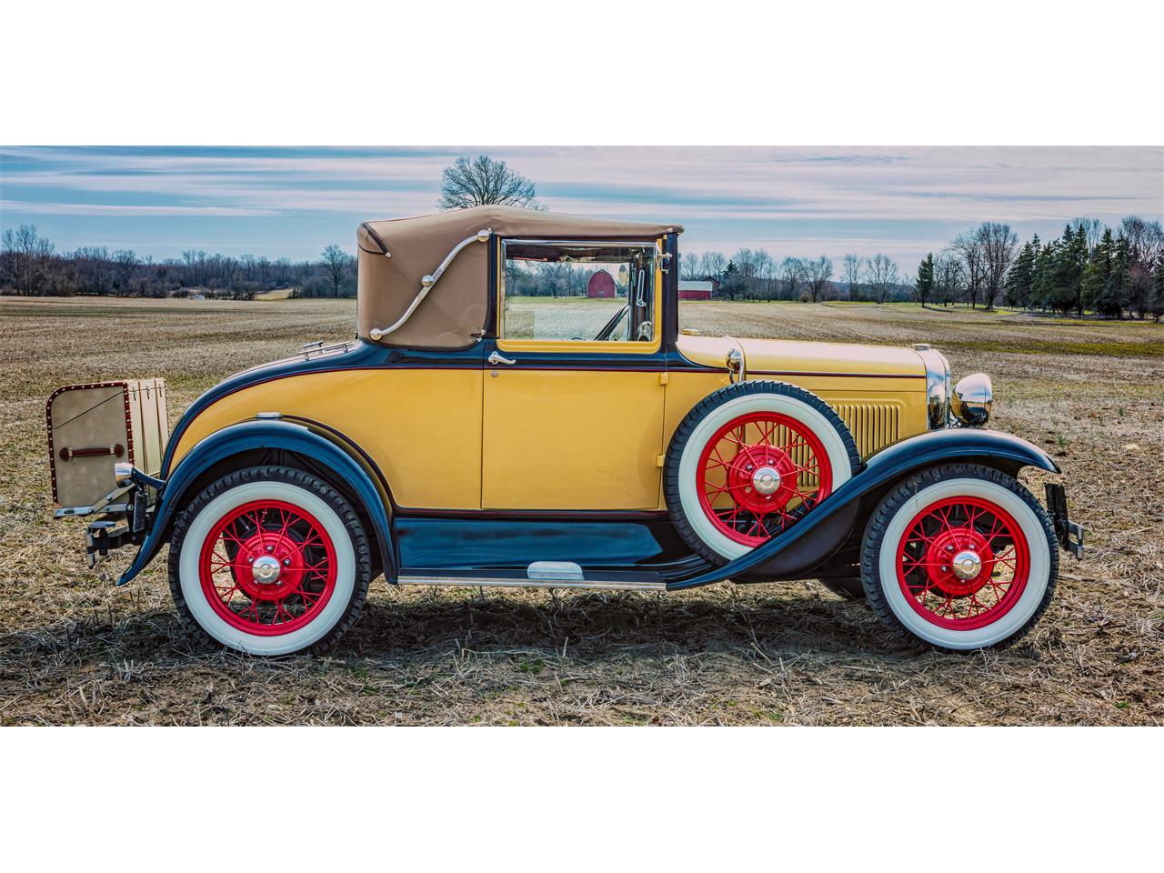 Ford-Model-a-1931-Bronson-Yellow-Brown-3