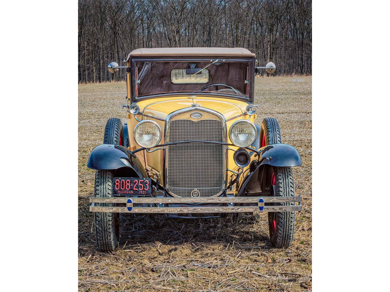 Ford-Model-a-1931-Bronson-Yellow-Brown-7