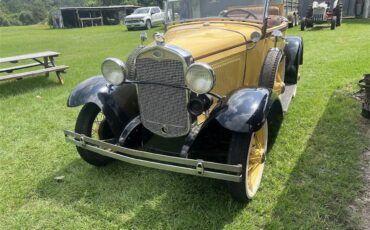 Ford-Model-a-roadster-1931-Yellow-Brown-2