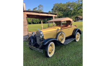 Ford-Model-a-roadster-1931-Yellow-Brown-4