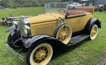 Ford-Model-a-roadster-1931-Yellow-Brown-8