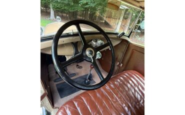 Ford-Model-a-roadster-1931-tan-w-black-fenders-Brown-10
