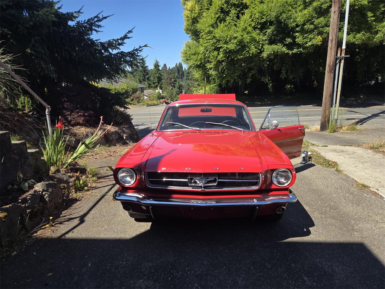 Ford-Mustang-1965-Cherry-Apple-Red-Black-1