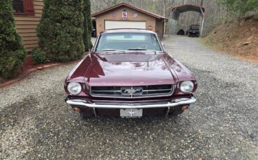 Ford-Mustang-1965-Maroon-Black-2