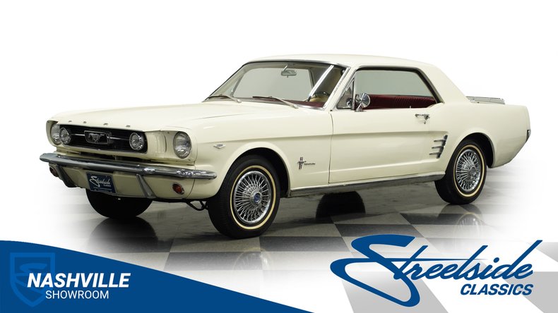 Ford-Mustang-1966-White-Red