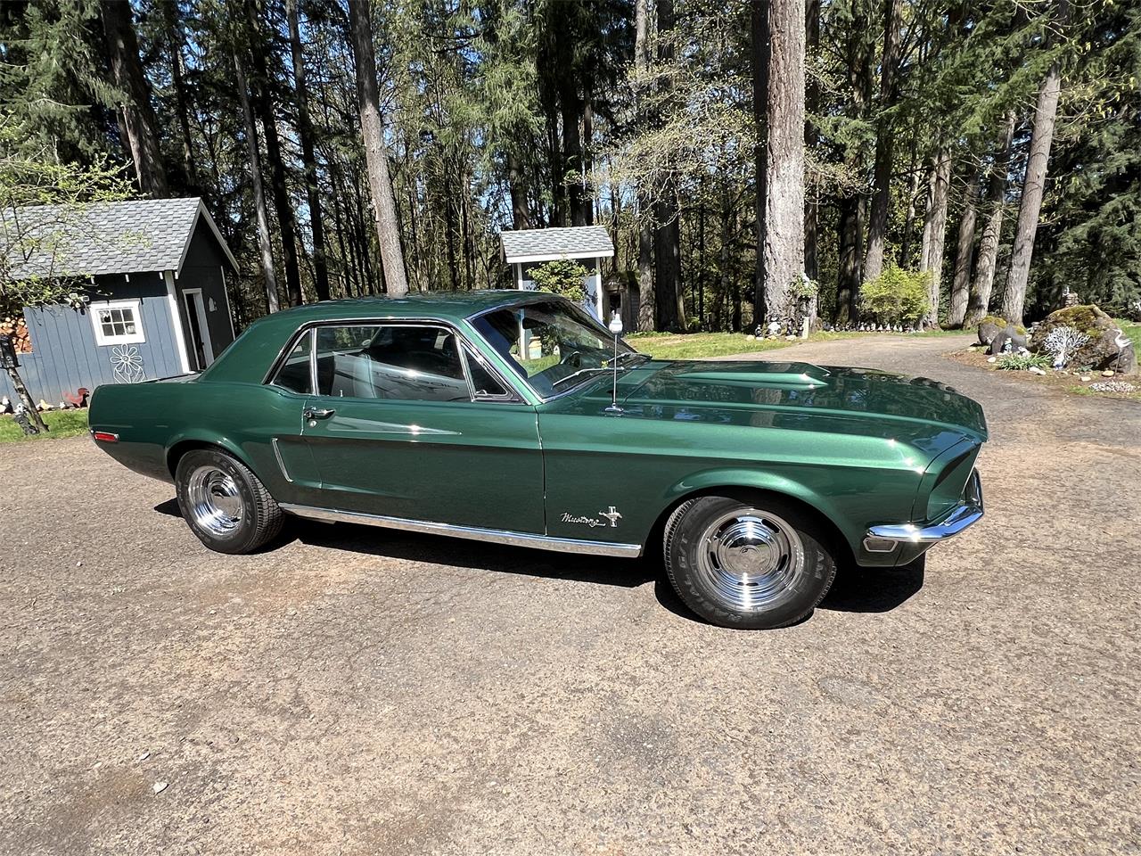 Ford-Mustang-1968-Green-Black-12
