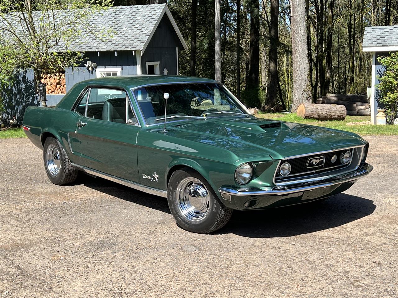 Ford-Mustang-1968-Green-Black-37