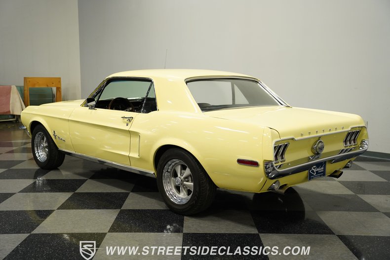 Ford-Mustang-1968-Meadowlark-Yellow-Black-17