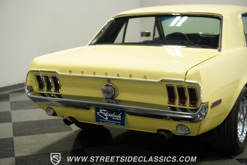 Ford-Mustang-1968-Meadowlark-Yellow-Black-33