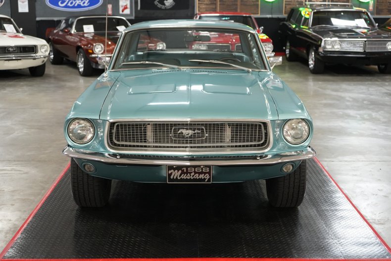 Ford-Mustang-1968-Teal-Teal-9