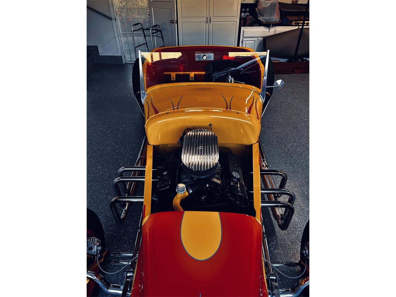 Ford-Roadster-1927-Yellow-orange-Red-leather-4