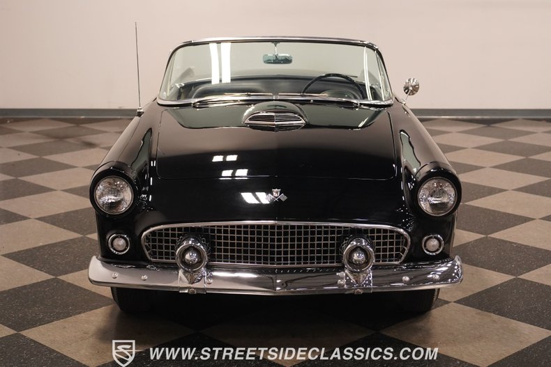Ford-Thunderbird-1955-Raven-Black-White-28