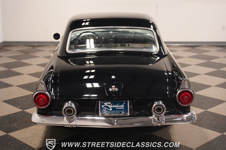 Ford-Thunderbird-1955-Raven-Black-White-36