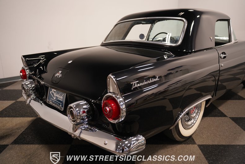 Ford-Thunderbird-1955-Raven-Black-White-38