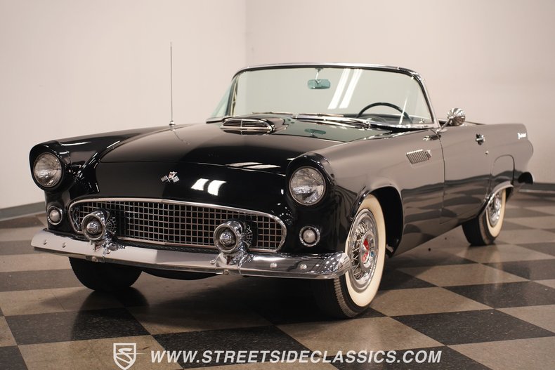 Ford-Thunderbird-1955-Raven-Black-White-4