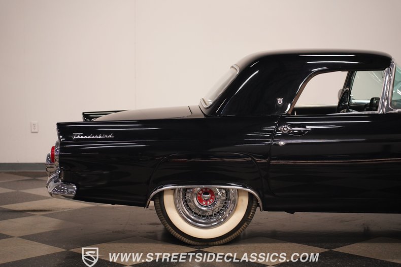 Ford-Thunderbird-1955-Raven-Black-White-40