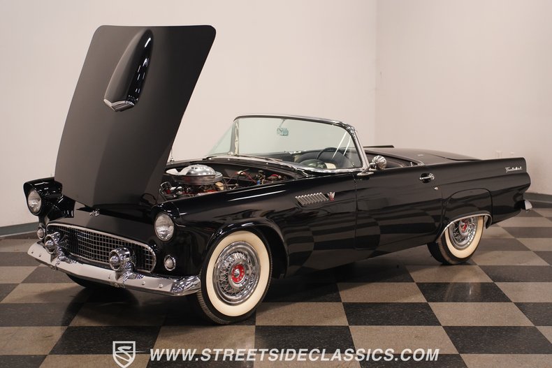 Ford-Thunderbird-1955-Raven-Black-White-43