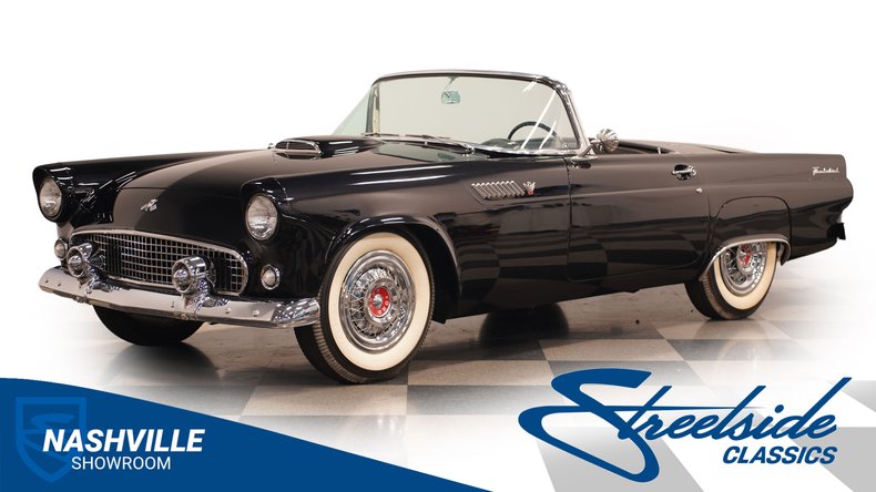 Ford-Thunderbird-1955-Raven-Black-White-45