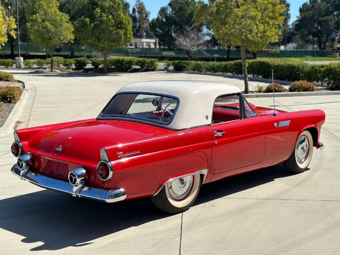 Ford-Thunderbird-1955-Red-11