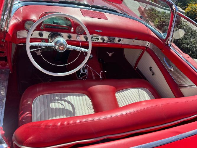 Ford-Thunderbird-1955-Red-13