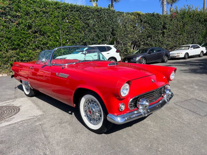 Ford-Thunderbird-1955-Red-14