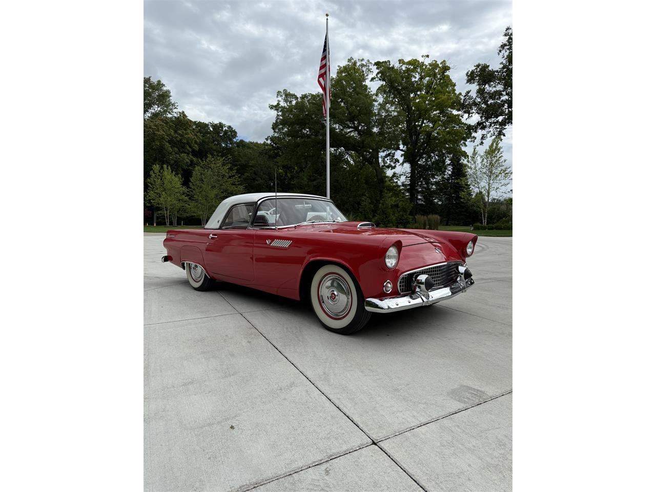Ford-Thunderbird-1955-Red-RedWhite-7
