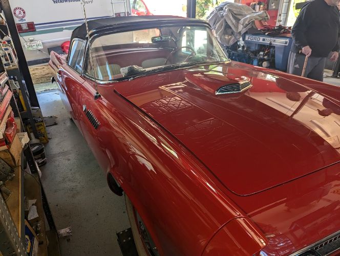 Ford-Thunderbird-1955-RedBlack-Cloth-Top-RedWhite-5