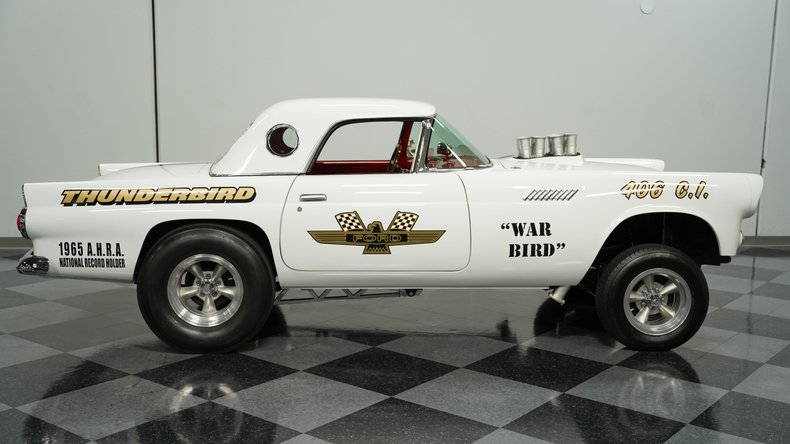Ford-Thunderbird-1955-White-Red-13