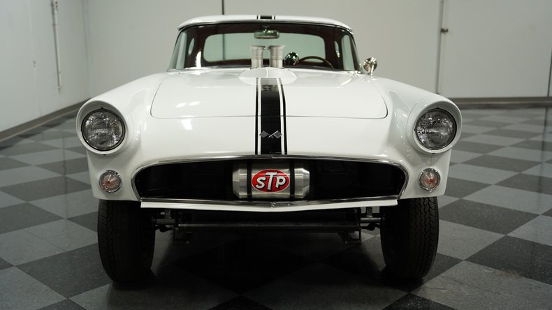 Ford-Thunderbird-1955-White-Red-16