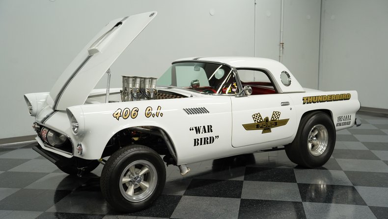 Ford-Thunderbird-1955-White-Red-20