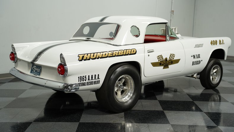 Ford-Thunderbird-1955-White-Red-3
