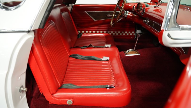 Ford-Thunderbird-1955-White-Red-31