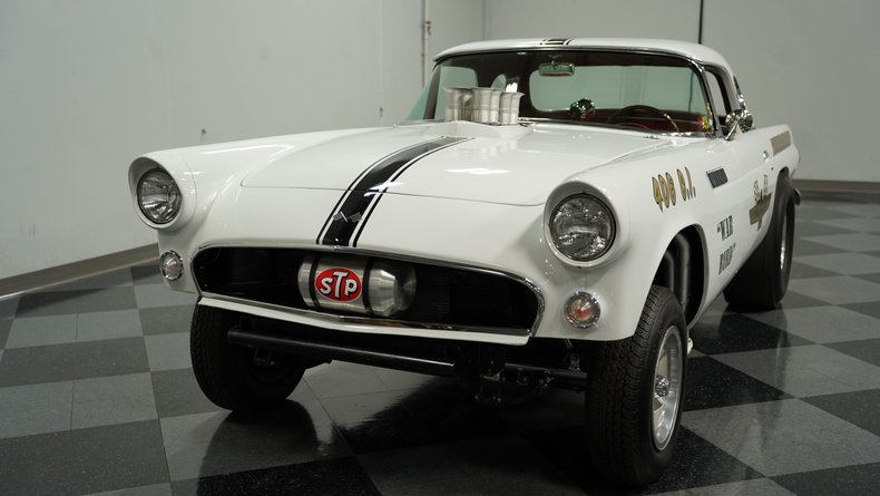Ford-Thunderbird-1955-White-Red-41