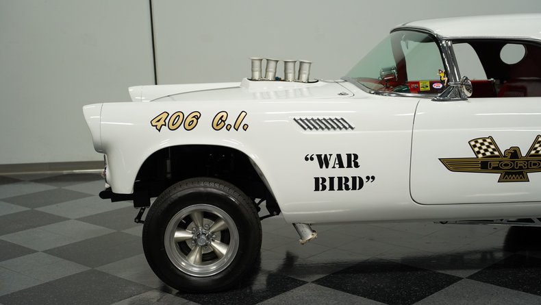 Ford-Thunderbird-1955-White-Red-45