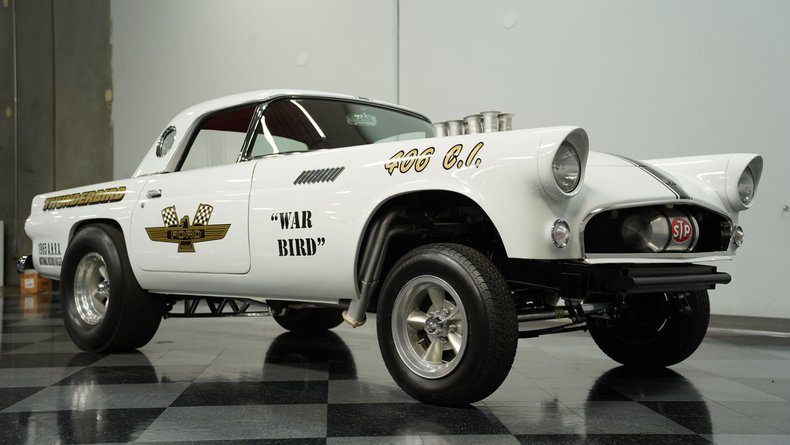 Ford-Thunderbird-1955-White-Red-6