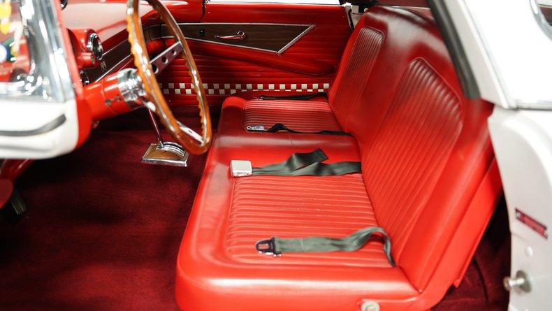 Ford-Thunderbird-1955-White-Red-9